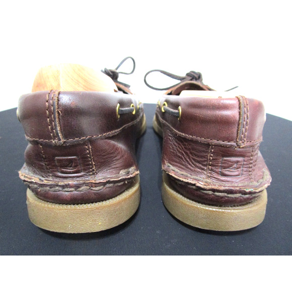 Sperry Top Sider Brown Leather 2 Eye Boat Shoes Men Sz 11.5 M - Picture 5 of 9